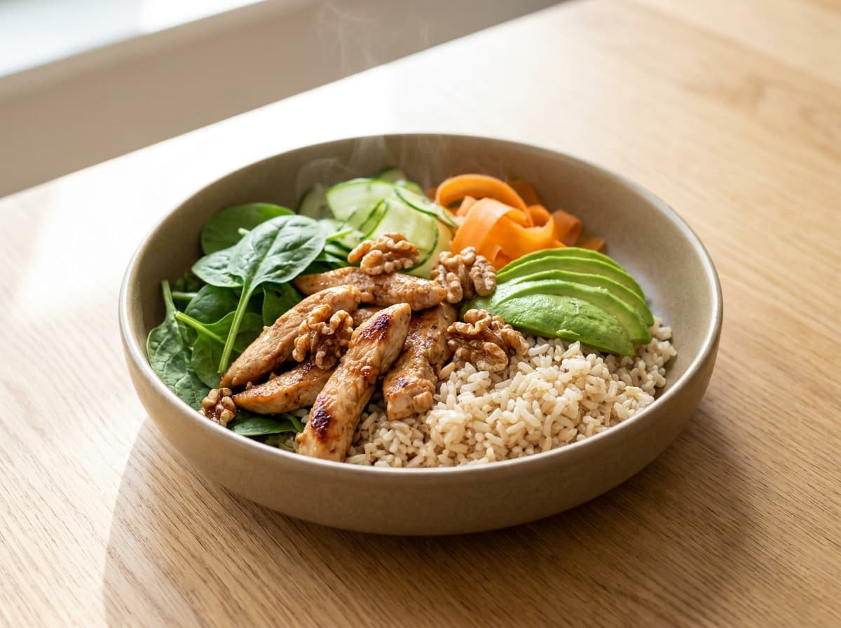 Chicken & Walnut Grain Bowl