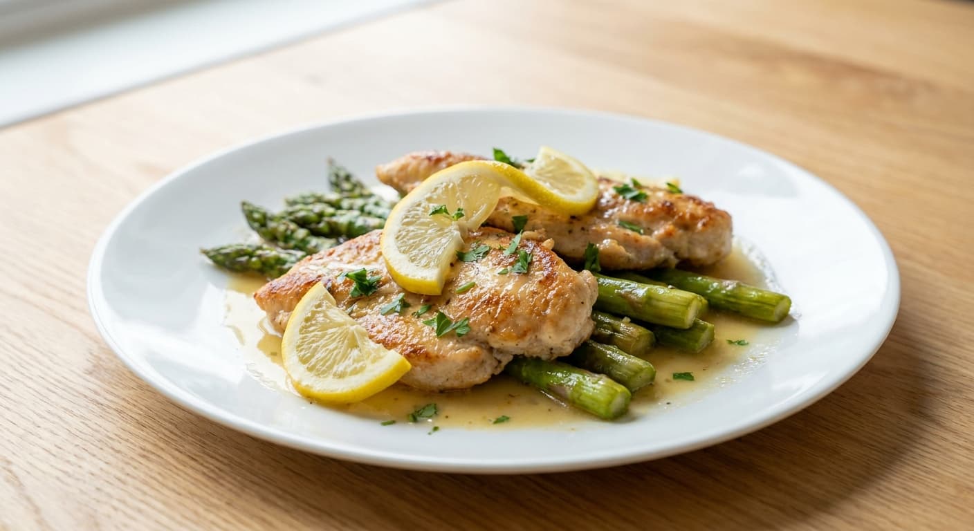 Chicken with asparagus