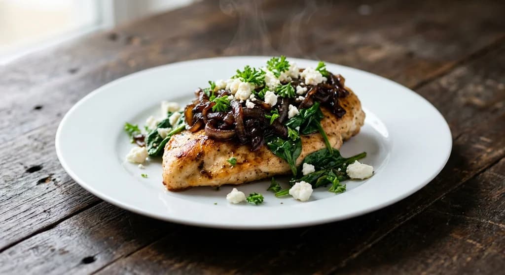 Chicken with Caramelised Onion & Feta