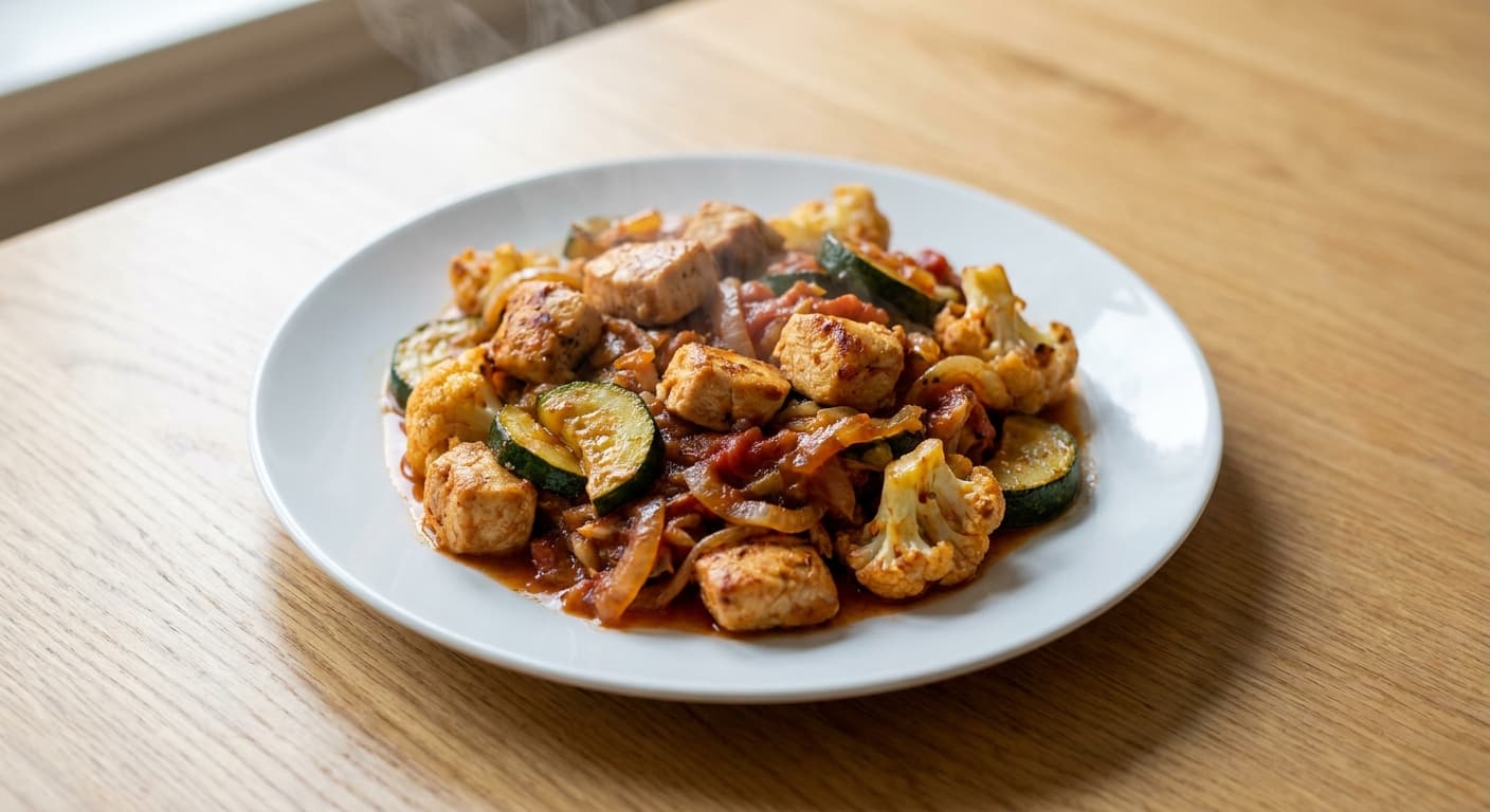 Chicken with vegetables