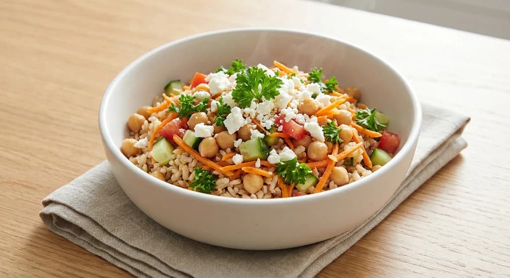 Chickpea & Carrot Grain Bowl