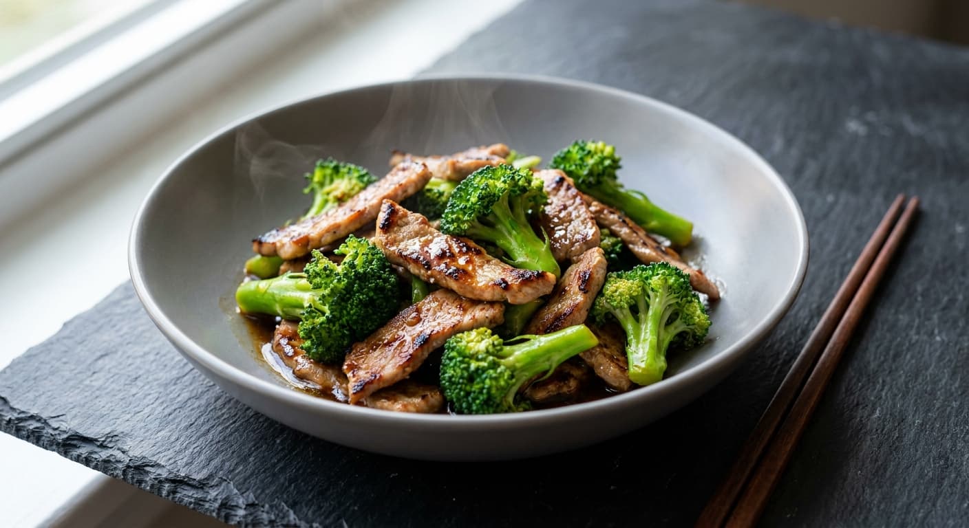 Chinese-Style Pork and Broccoli Stir-Fry