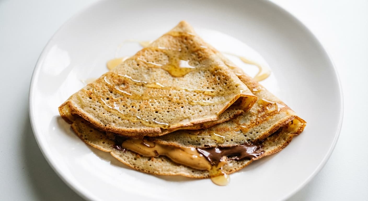 Chocolate Peanut Crepe
