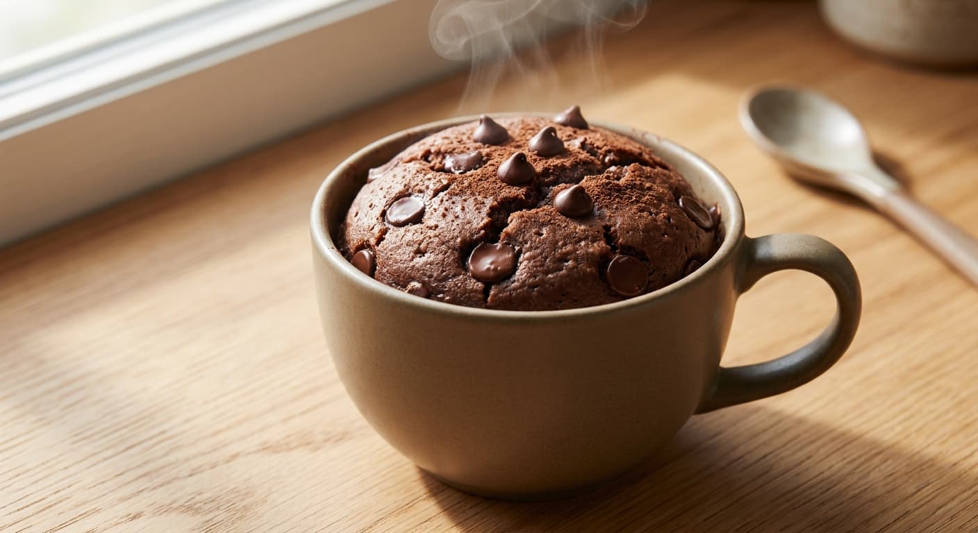Chocolate Banana Mug Cake