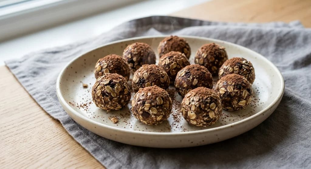 Chocolate & Banana Oat Balls