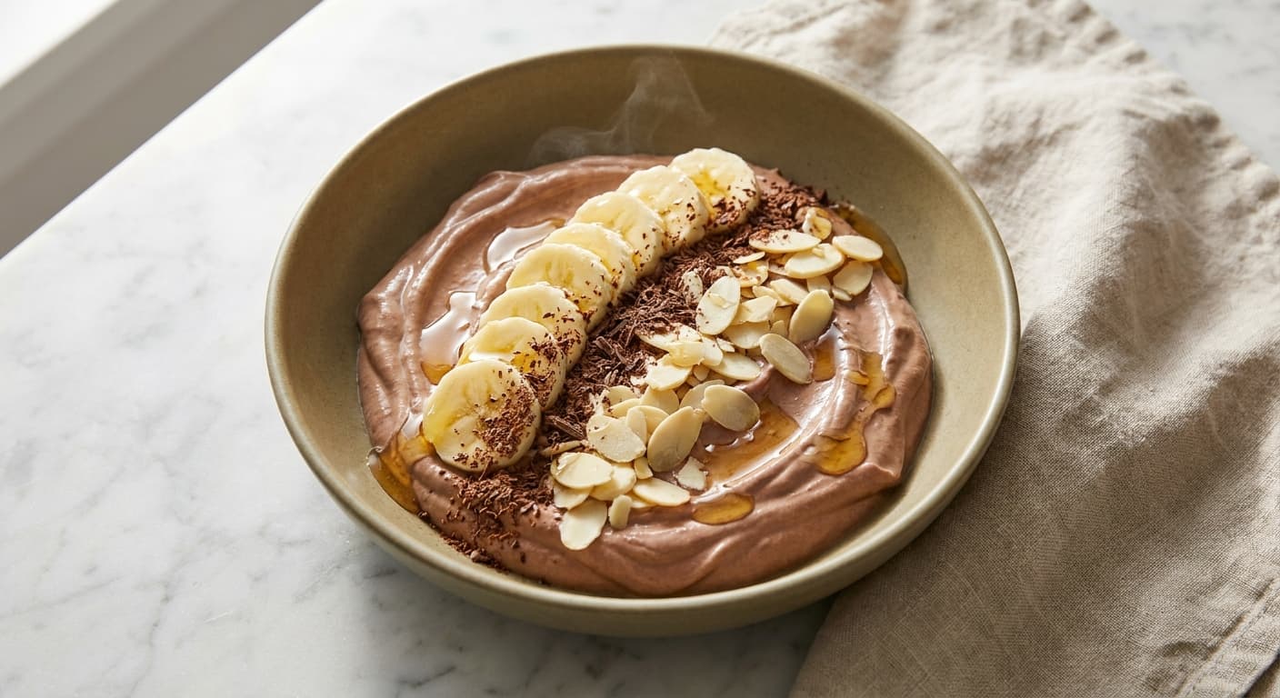 Chocolate Greek Yogurt Bowl
