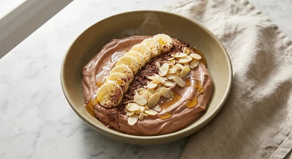 Chocolate Greek Yogurt Bowl