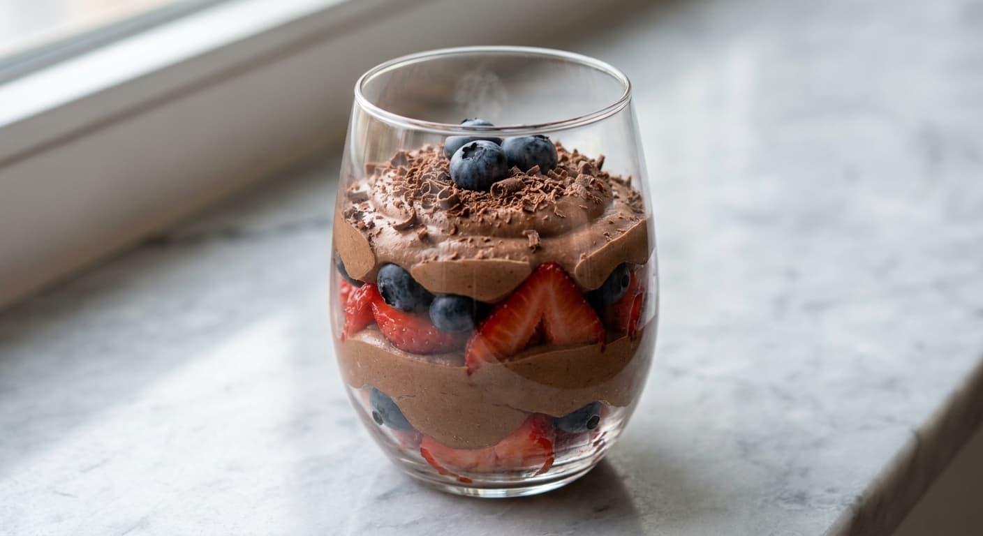Chocolate Ricotta Berry Cup