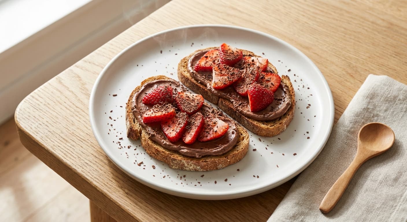 Chocolate Ricotta Toast