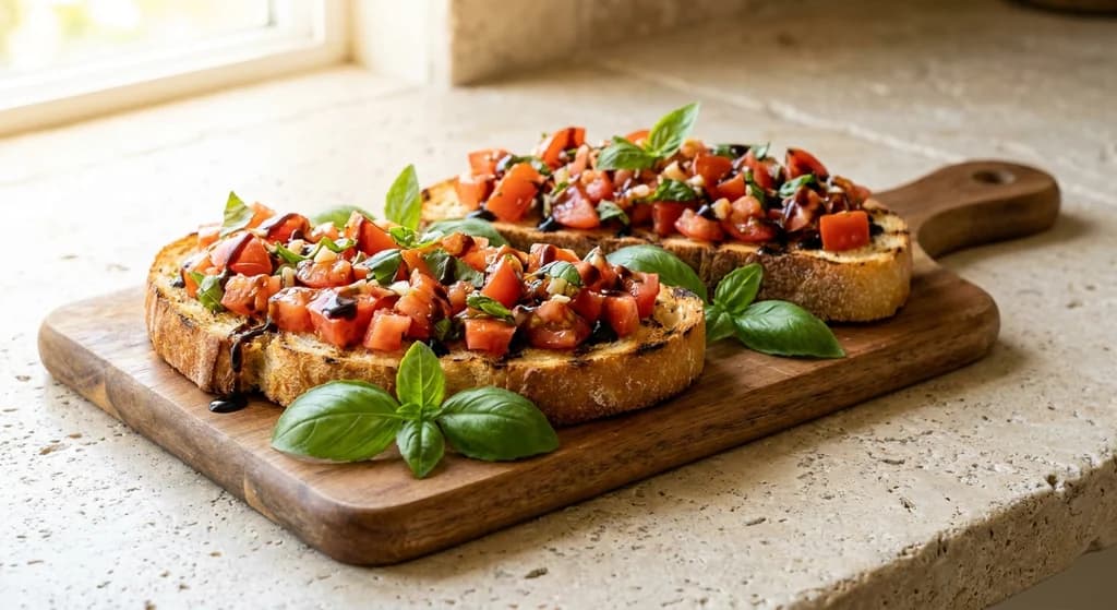 Classic Italian Bruschetta
