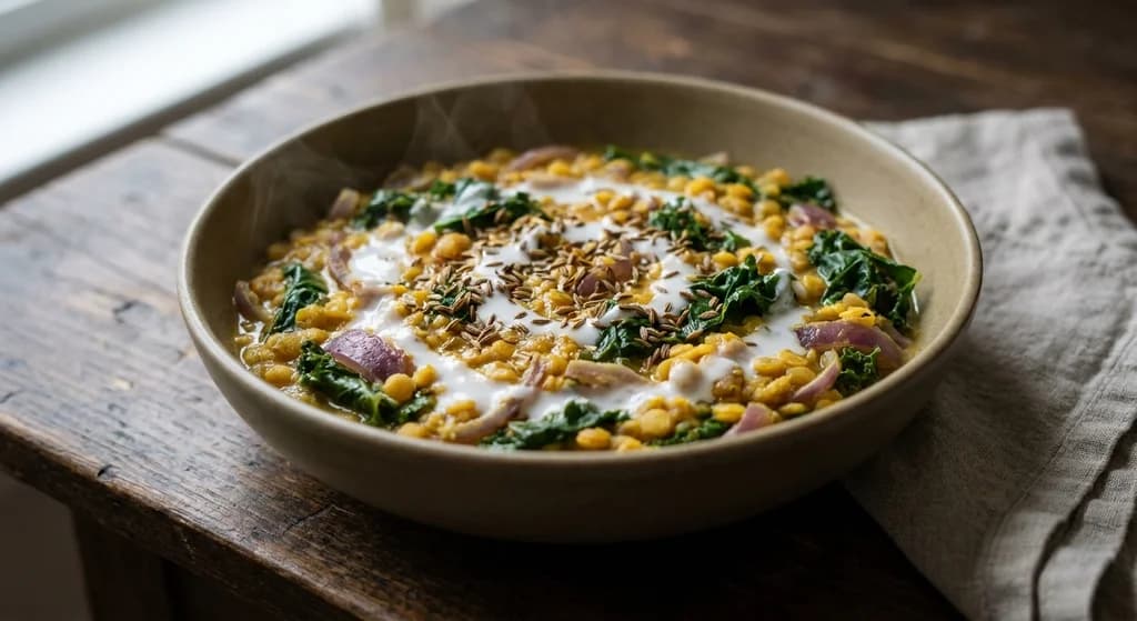 Coconut Lentil & Kale Curry