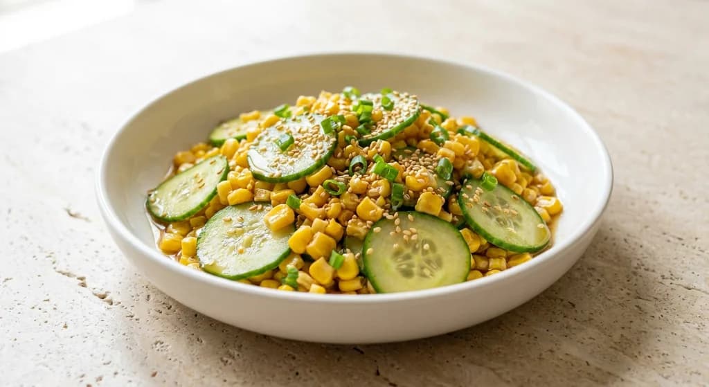 Corn & Cucumber Salad