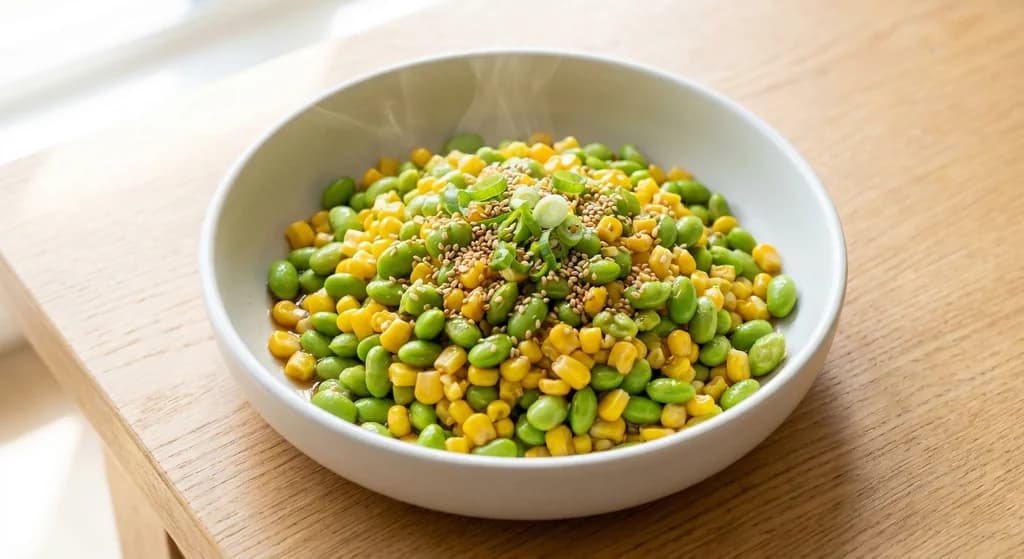 Corn & Edamame Salad