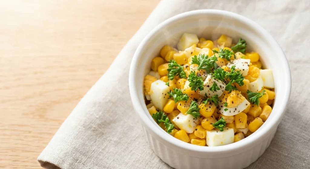 Corn & Egg Snack Bowl