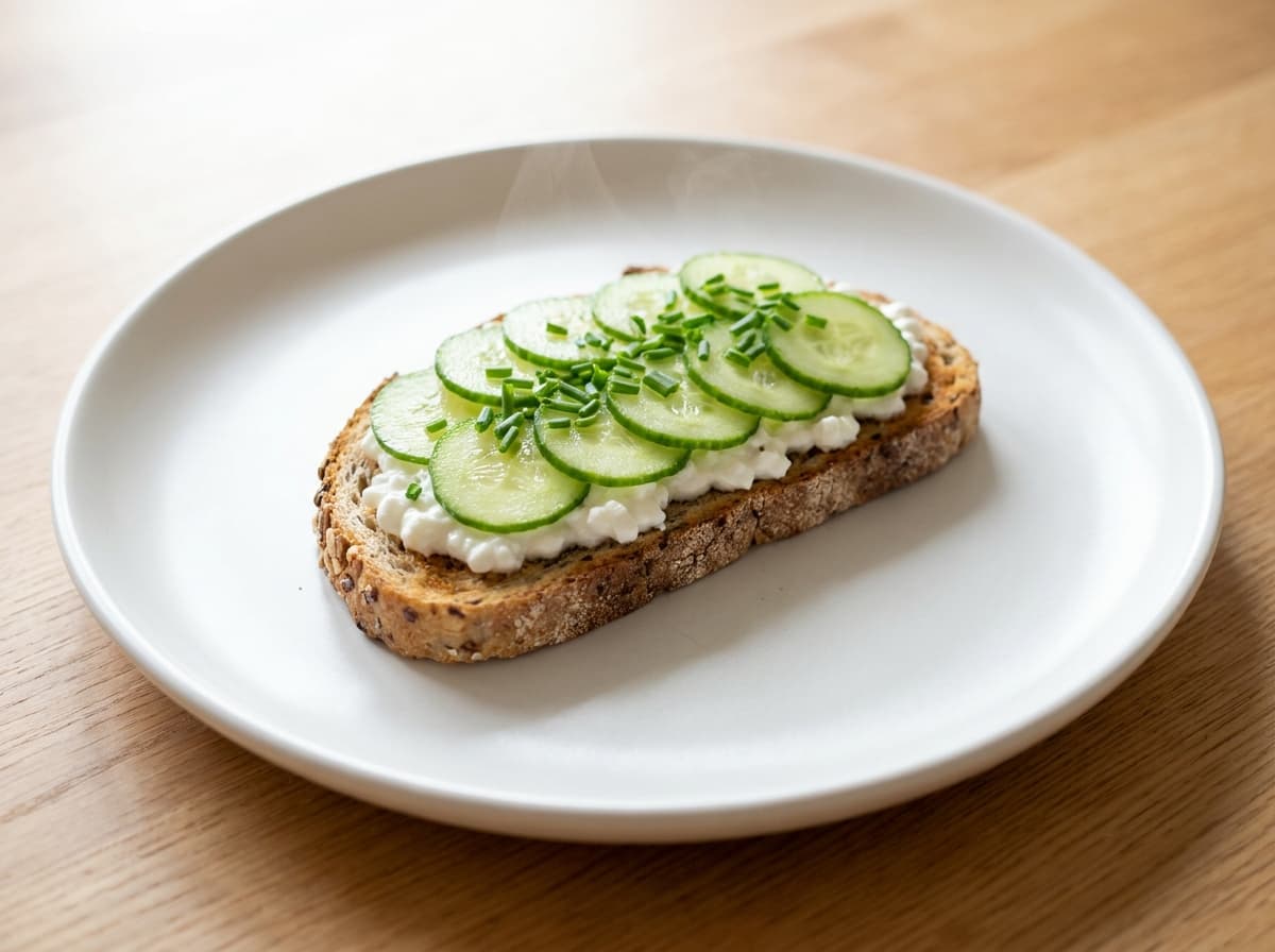 Cottage Cheese & Vegemite Toast