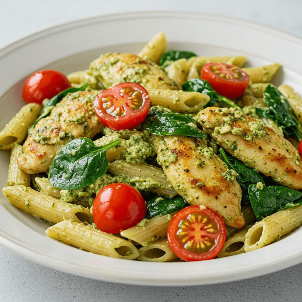 Creamy Pesto Chicken Pasta