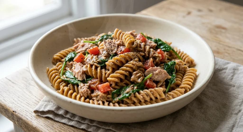 Creamy Vegemite Tuna Pasta
