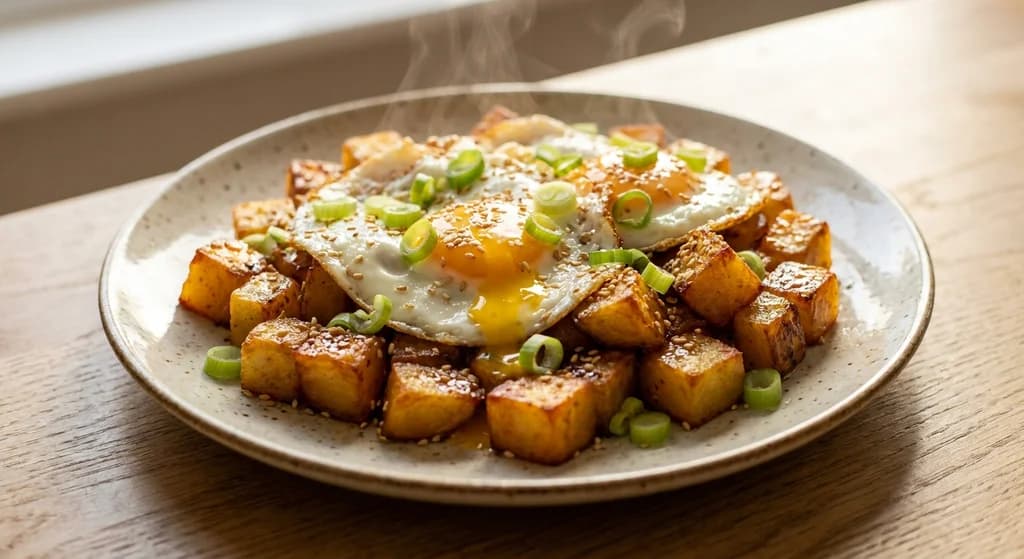 Crispy Potatoes with Egg