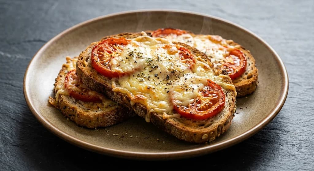 Crispy Tomato & Parmesan Toast