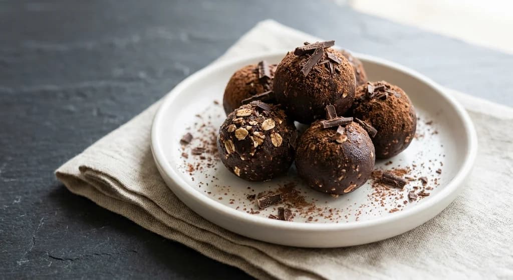 Dark Chocolate & Almond Balls