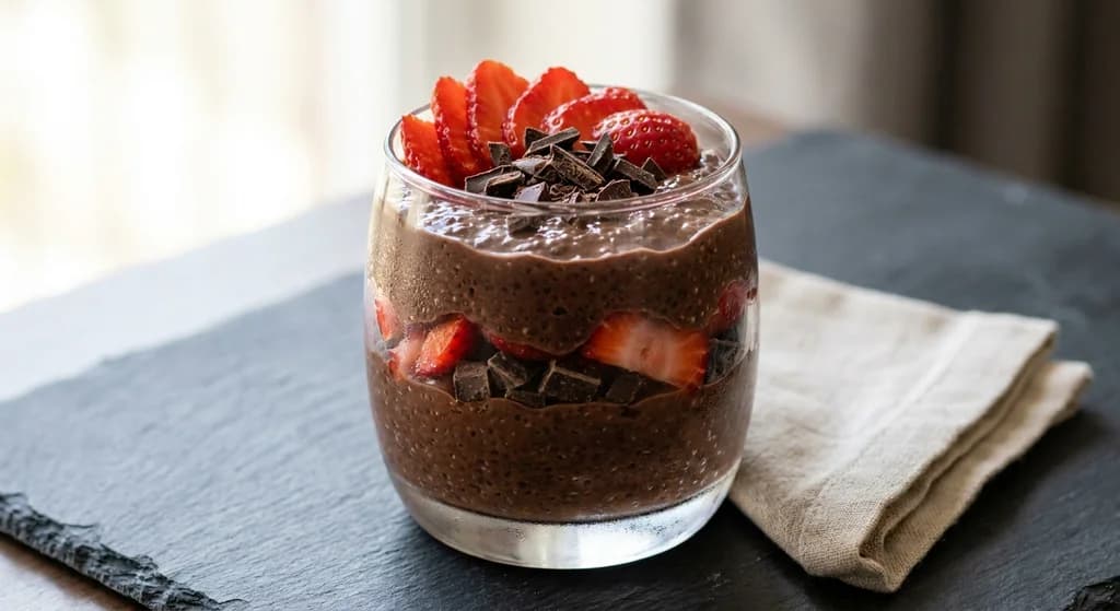 Dark Chocolate Chia Pudding