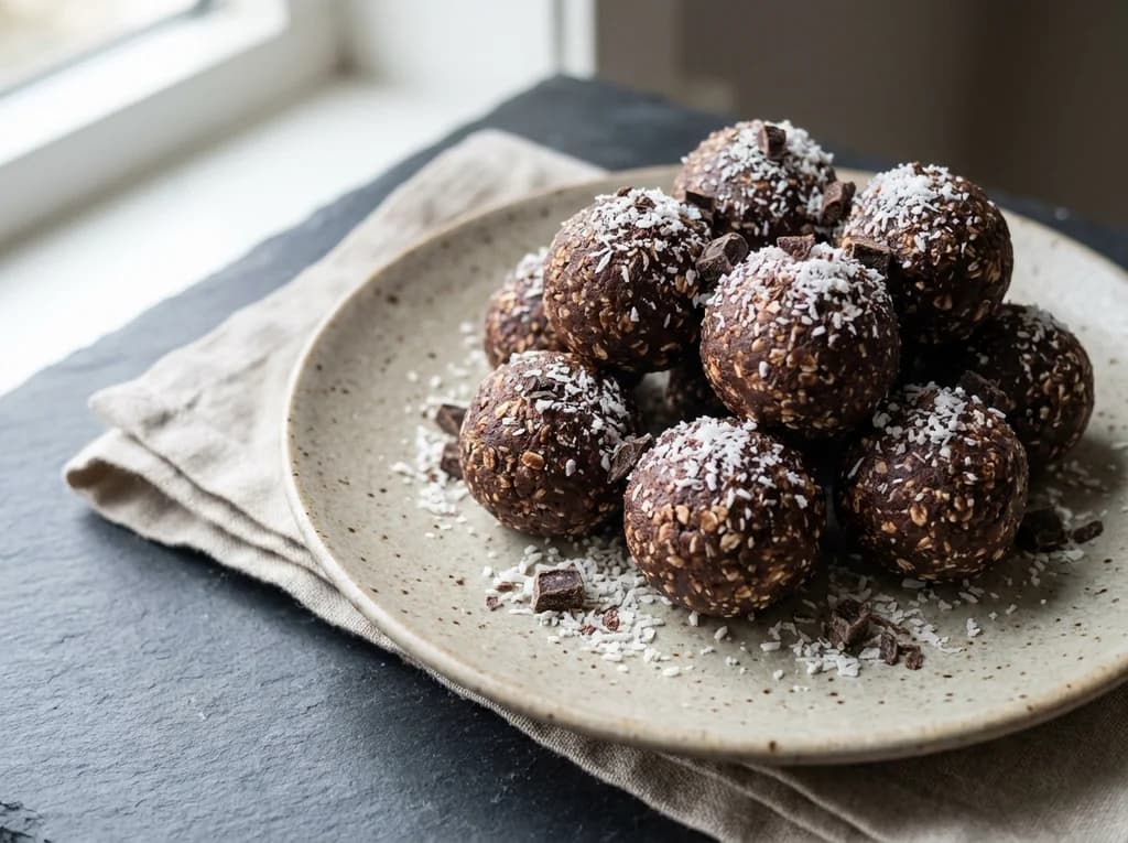 Dark Chocolate & Coconut Balls