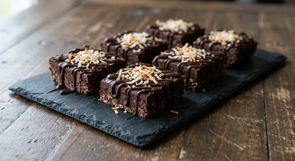 Dark Chocolate Coconut Bars