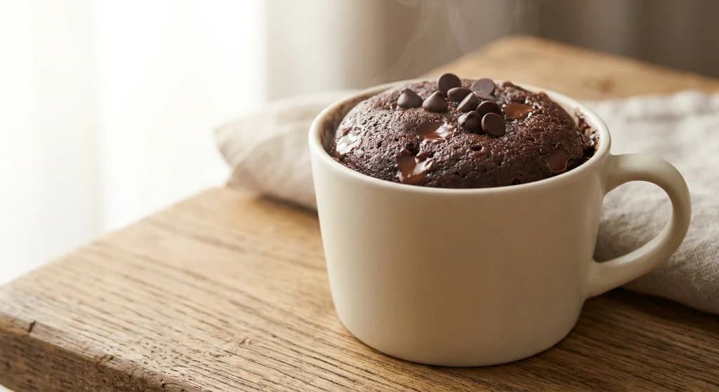 Dark Chocolate Mug Cake
