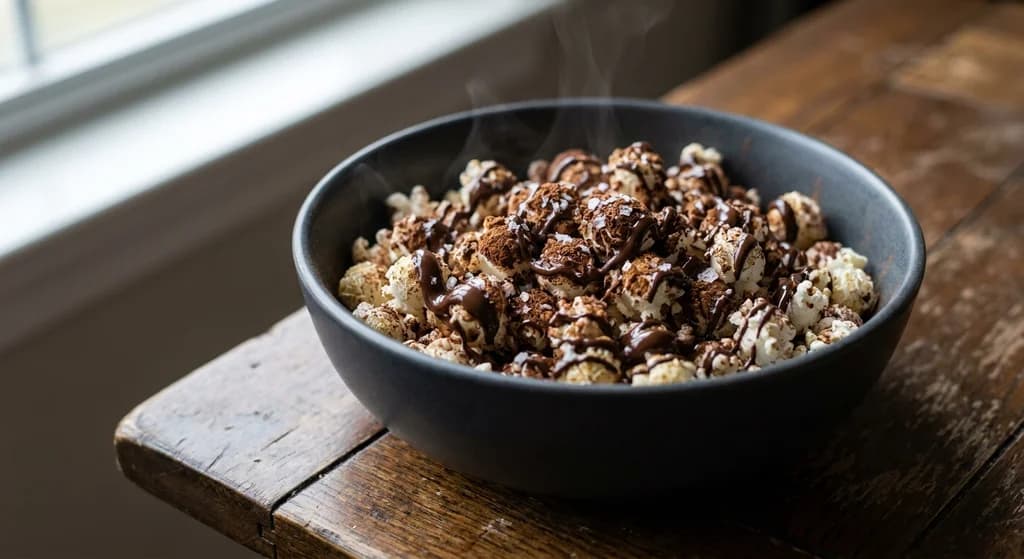Dark Chocolate Popcorn