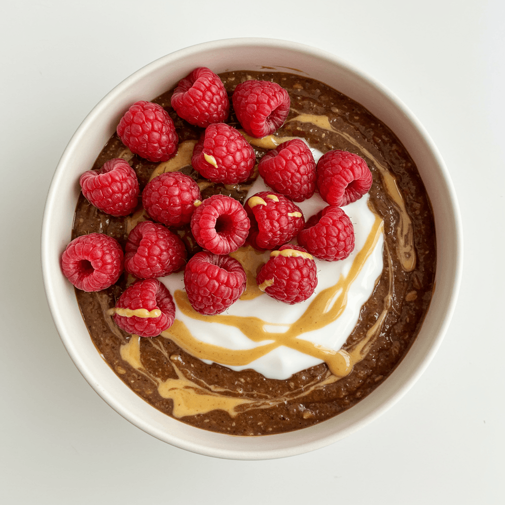 Double Choc Chickpea Brownie Bowl