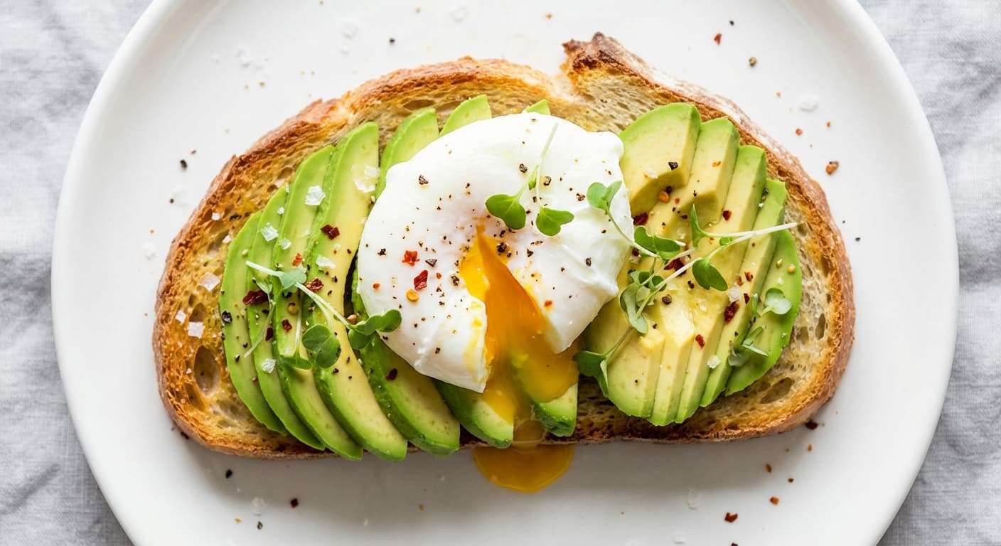 Eggs Benedict Avocado Toast