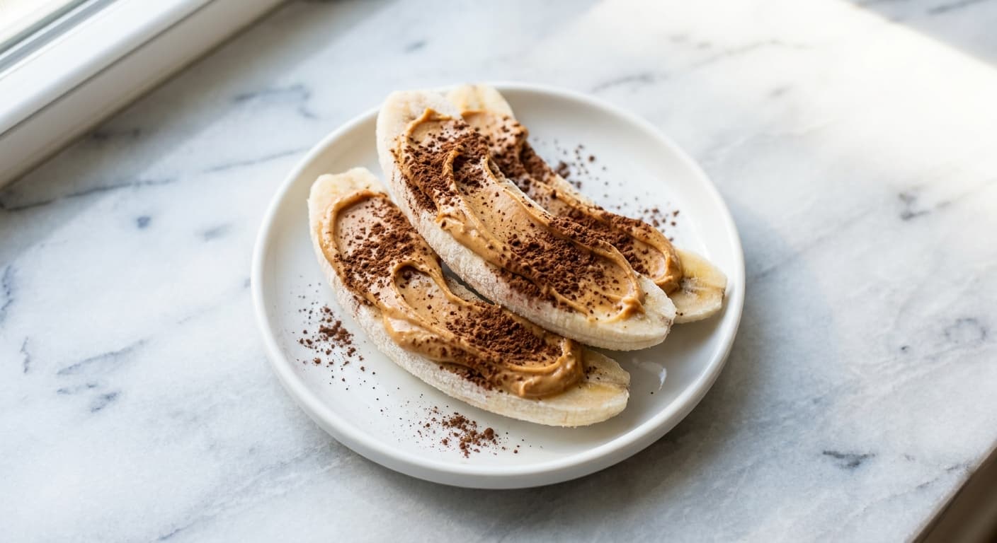 Frozen Banana with Peanut Butter