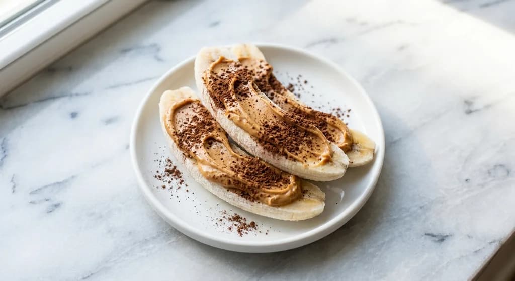 Frozen Banana with Peanut Butter