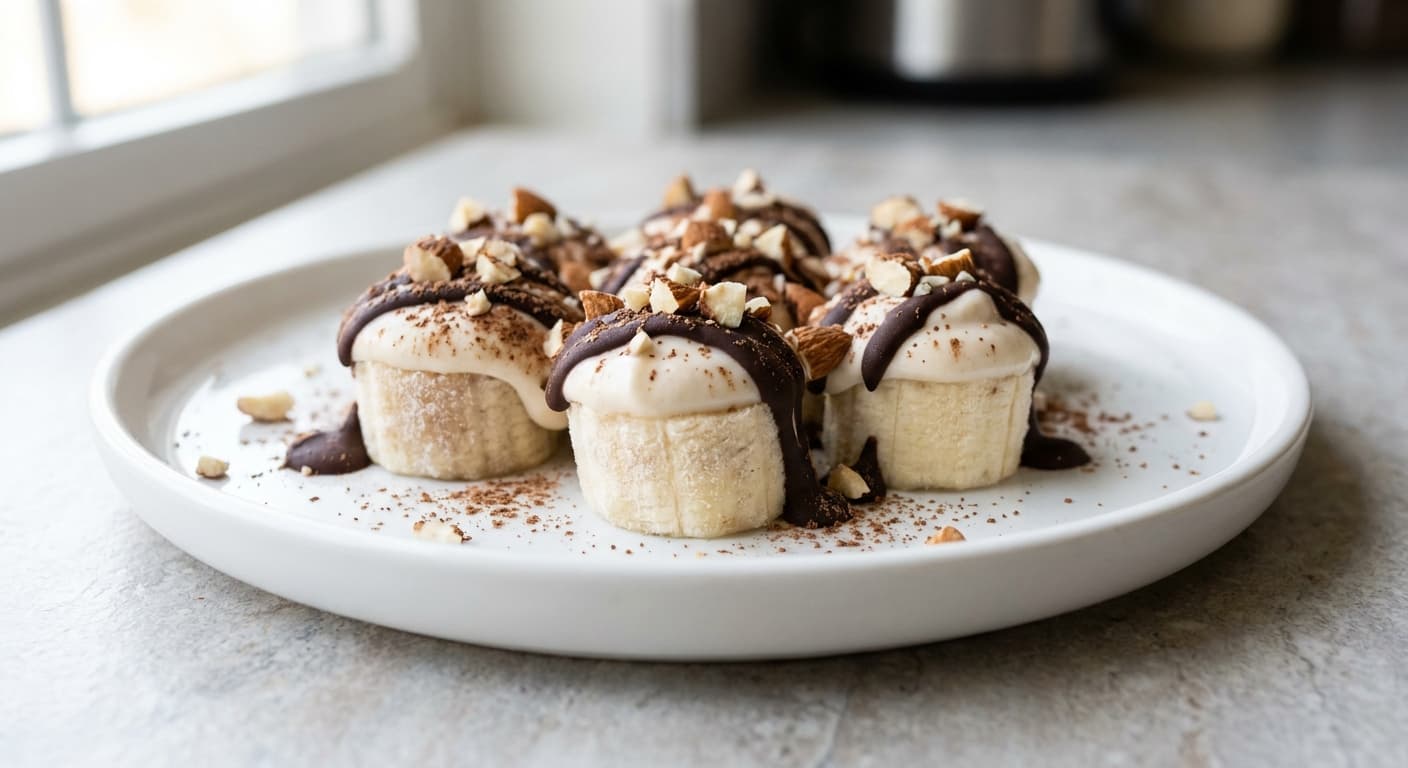Frozen Chocolate Banana Bites