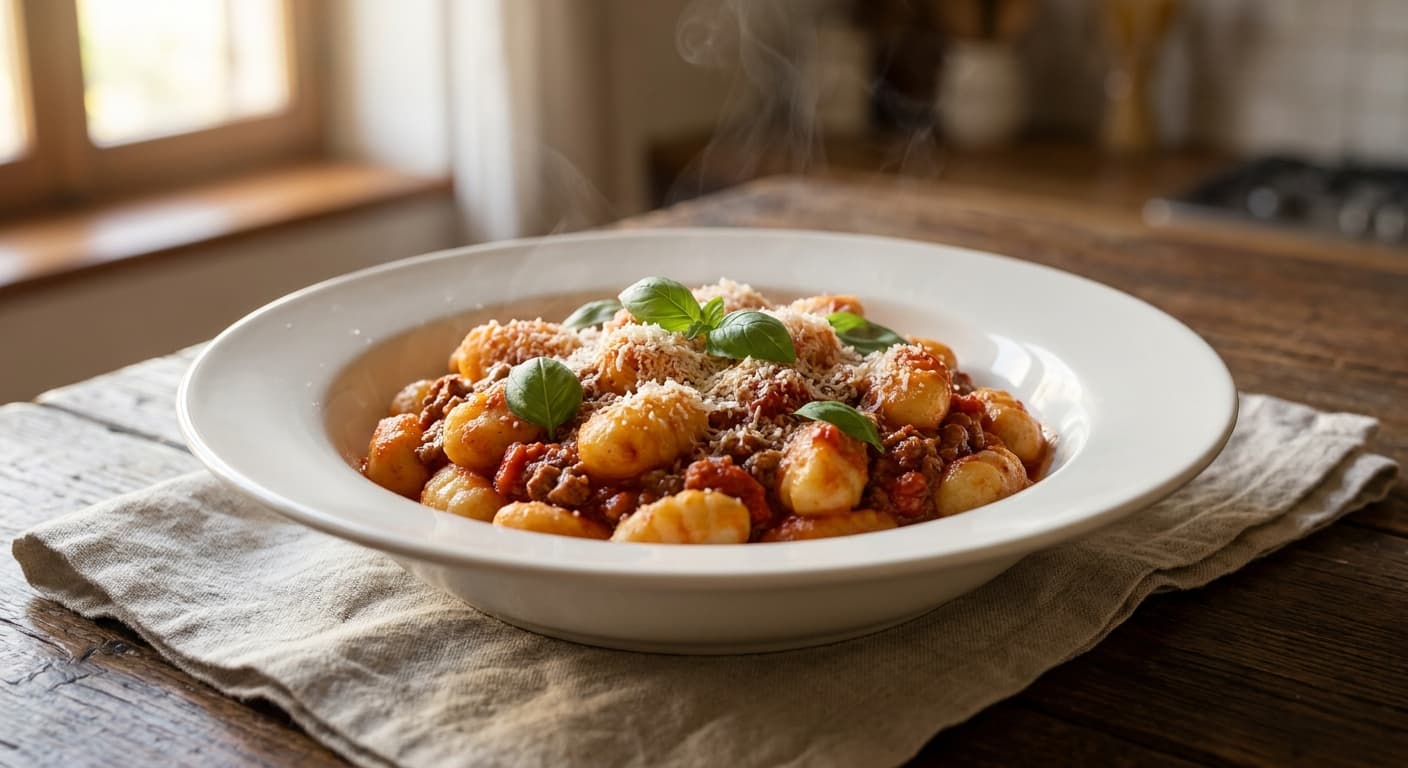 Gnocchi with Beef Ragù