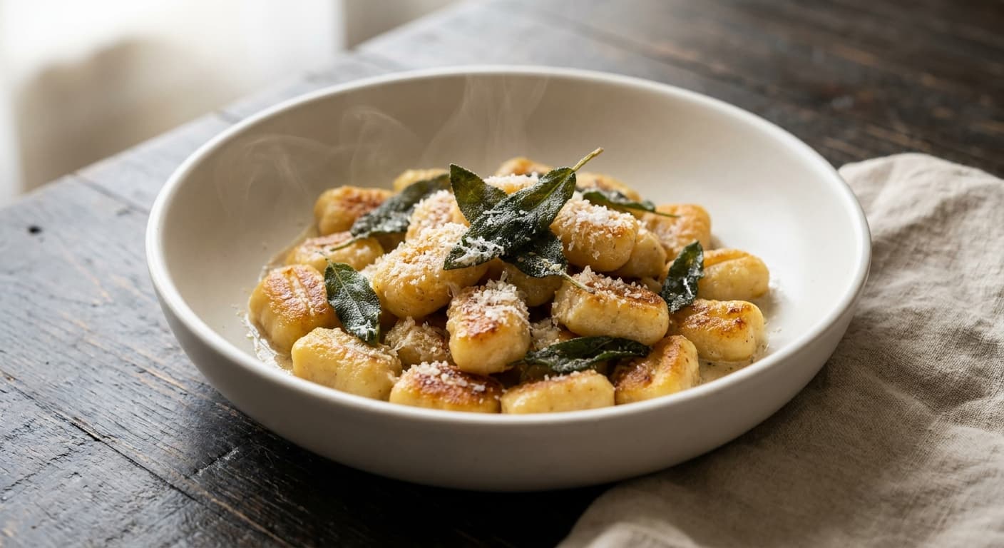 Gnocchi with Sage Sauce