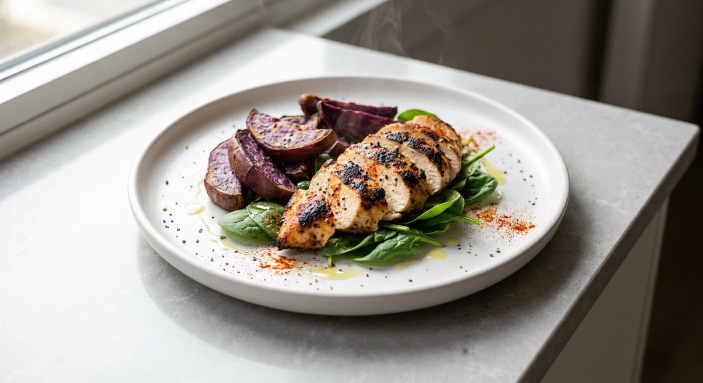Grilled Chicken & Sweet Potato Plate