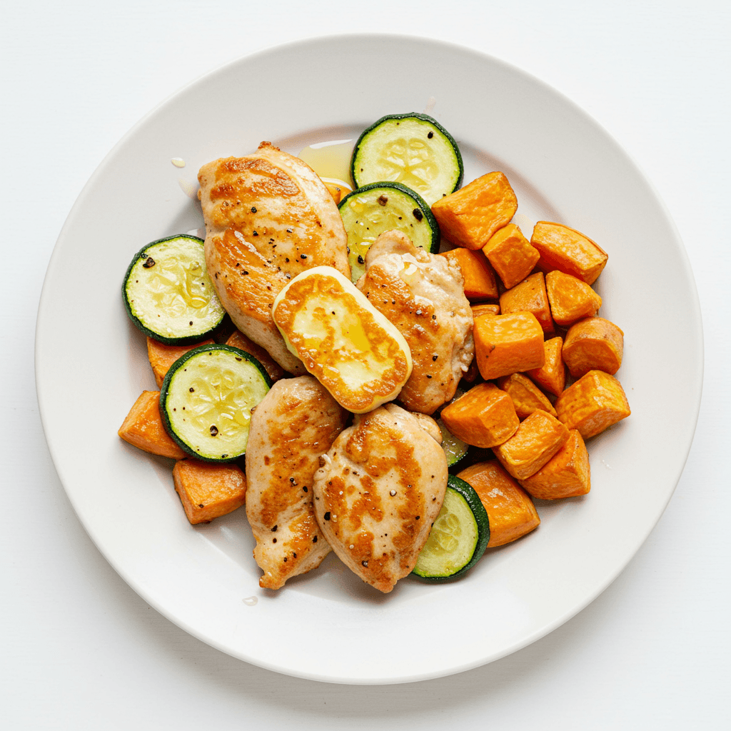 Halloumi & Chicken Power-Pan