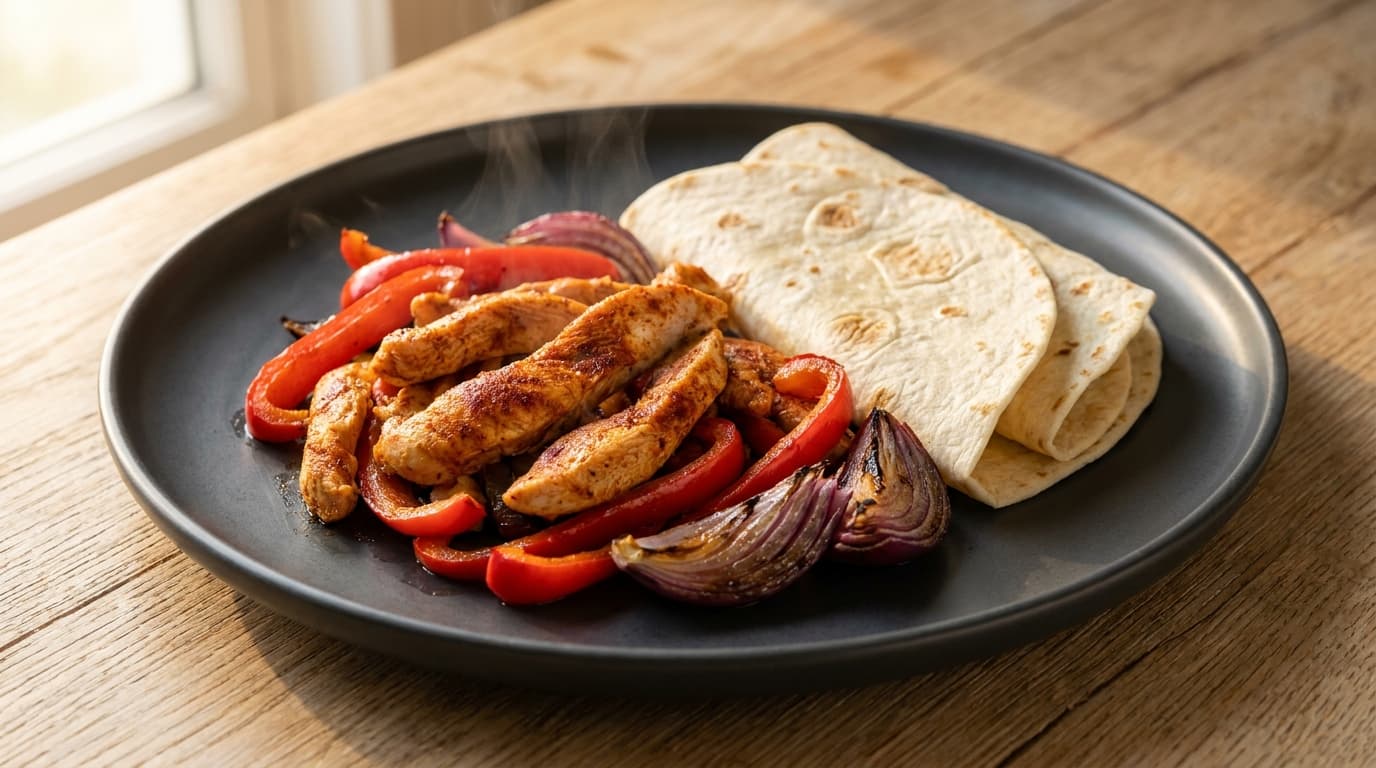 Healthy Chicken Fajitas