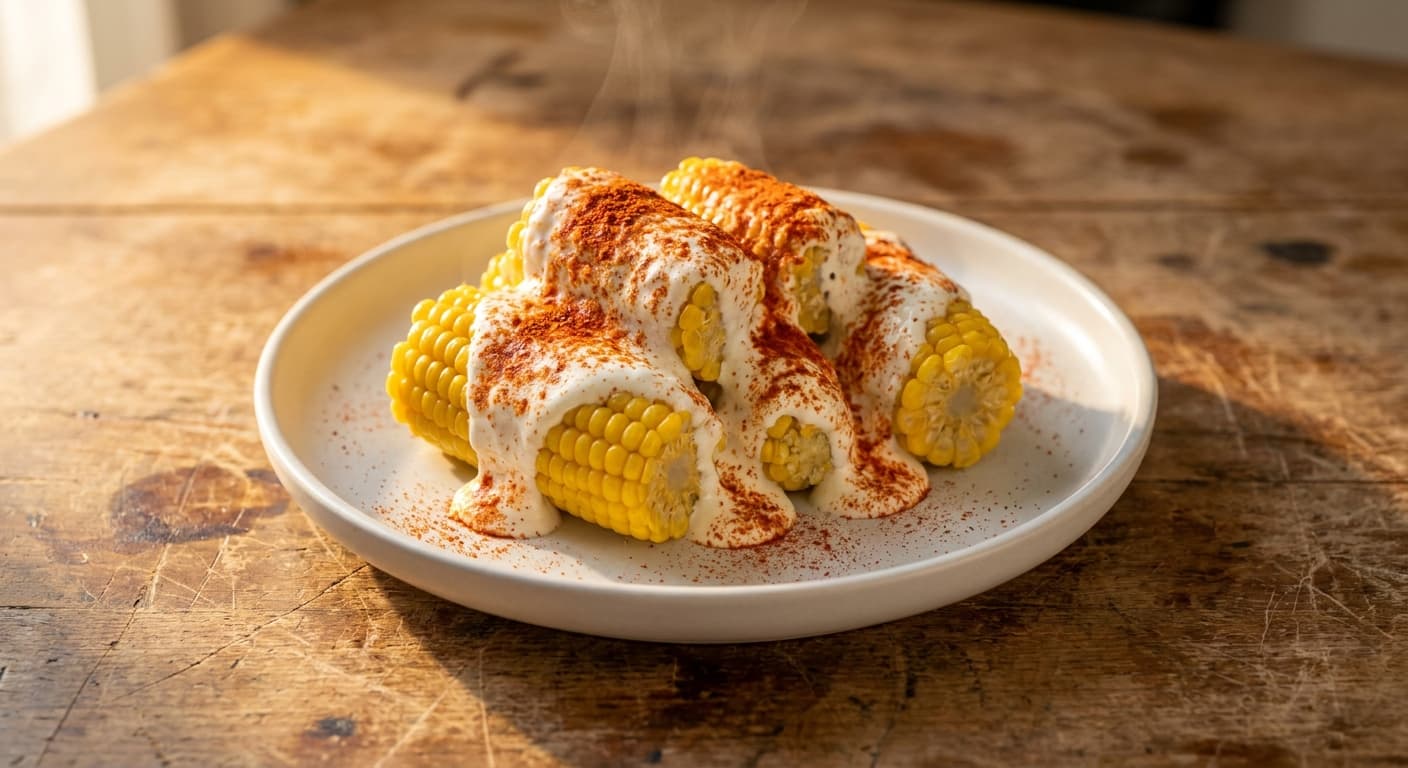 Healthy Elote (Mexican Street Corn)