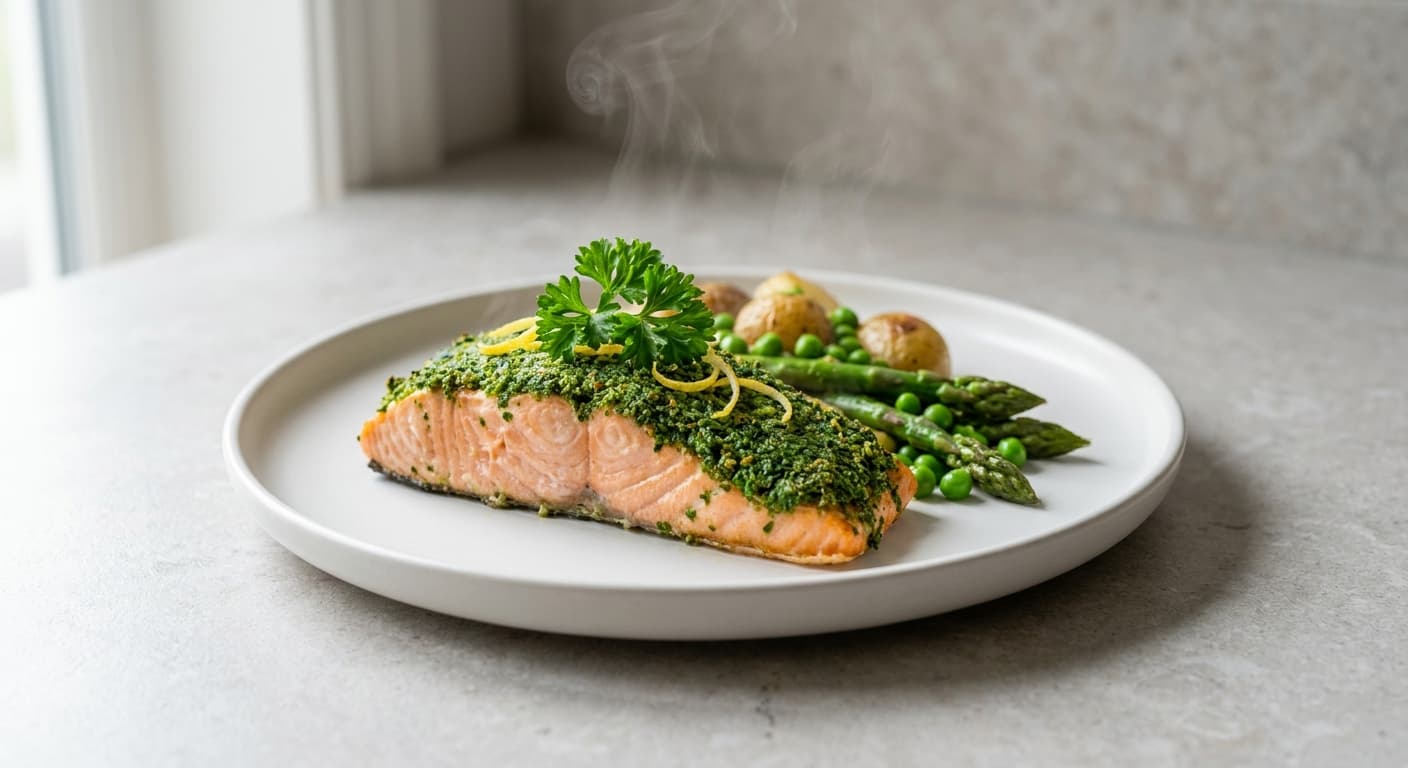 Herb-Crusted Salmon