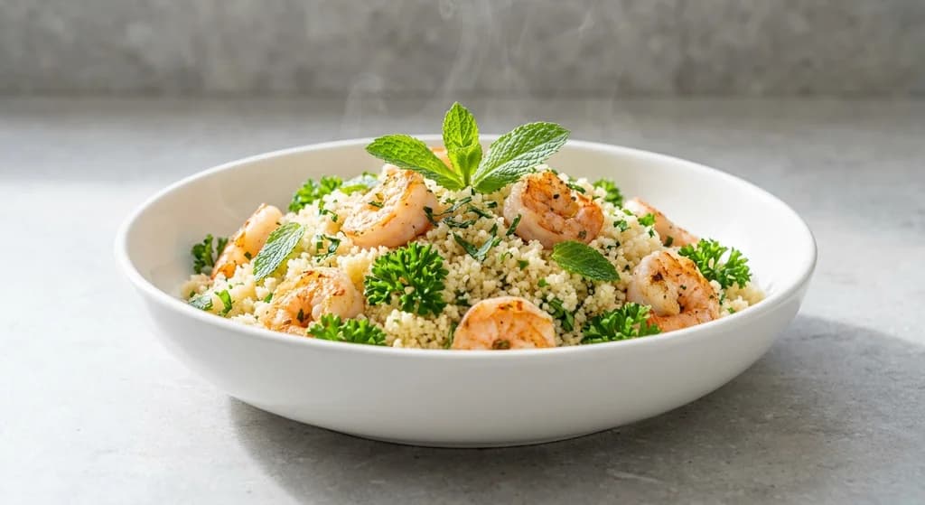 Herbed Shrimp Couscous