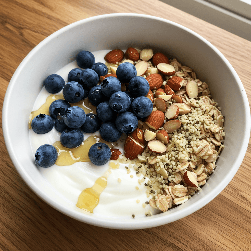 Honey-Nut Berry Protein Power Bowl