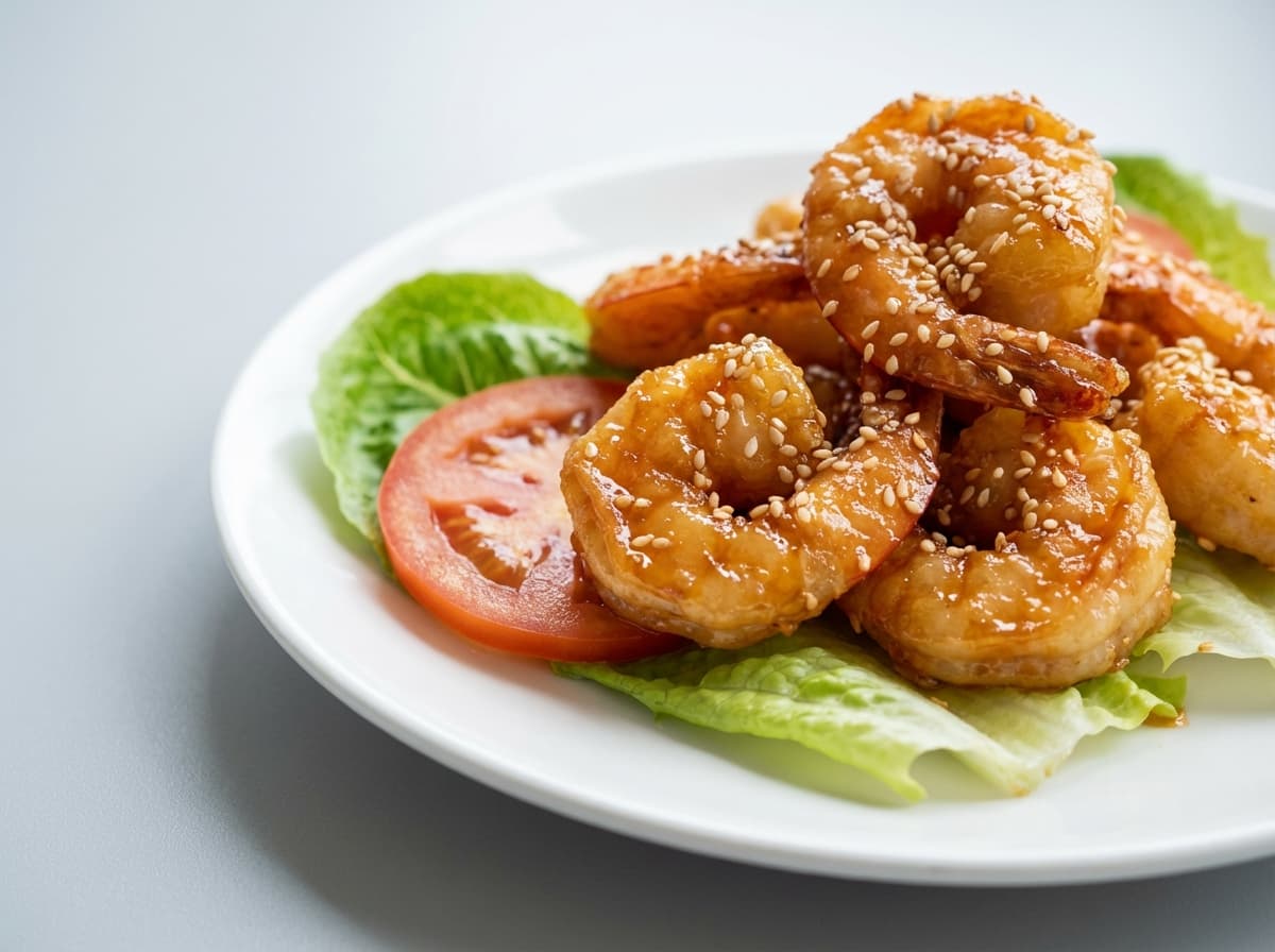 Honey Sesame Crispy Prawns