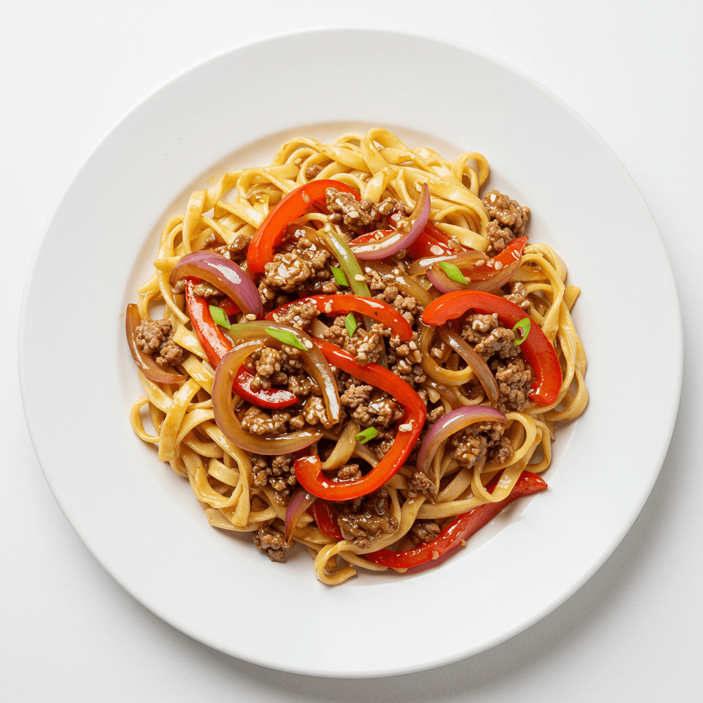 Honey Soy Beef Noodles