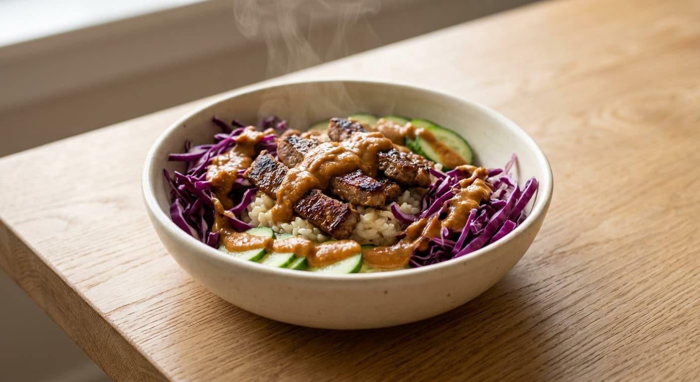 Indonesian Lamb Satay Bowl