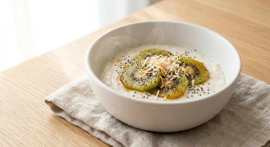 Kiwi with Coconut Yogurt