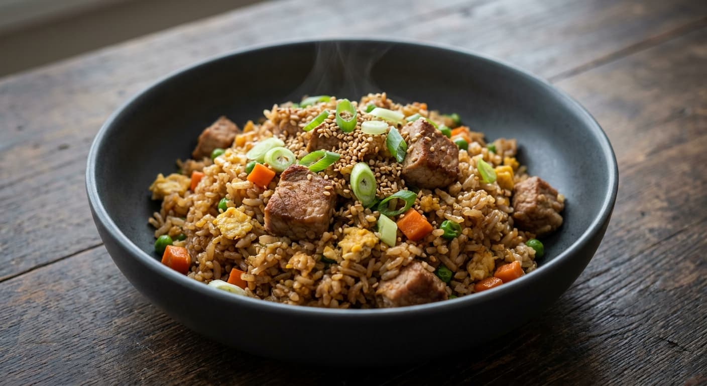 Korean Pork Fried Rice