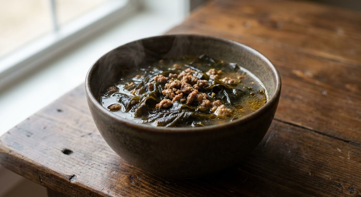 Korean Seaweed and Beef Soup