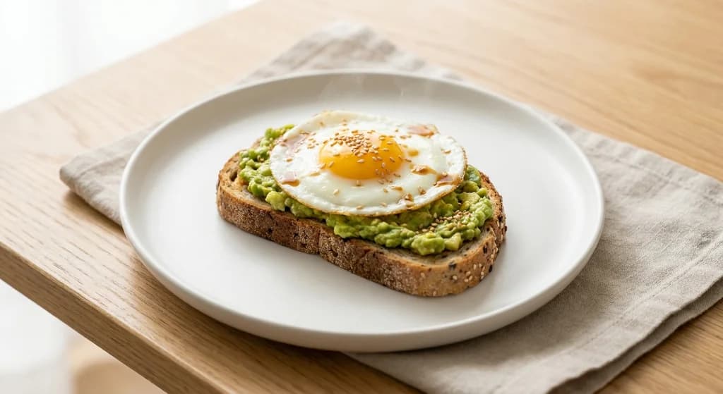 Korean-Style Egg & Avocado Toast